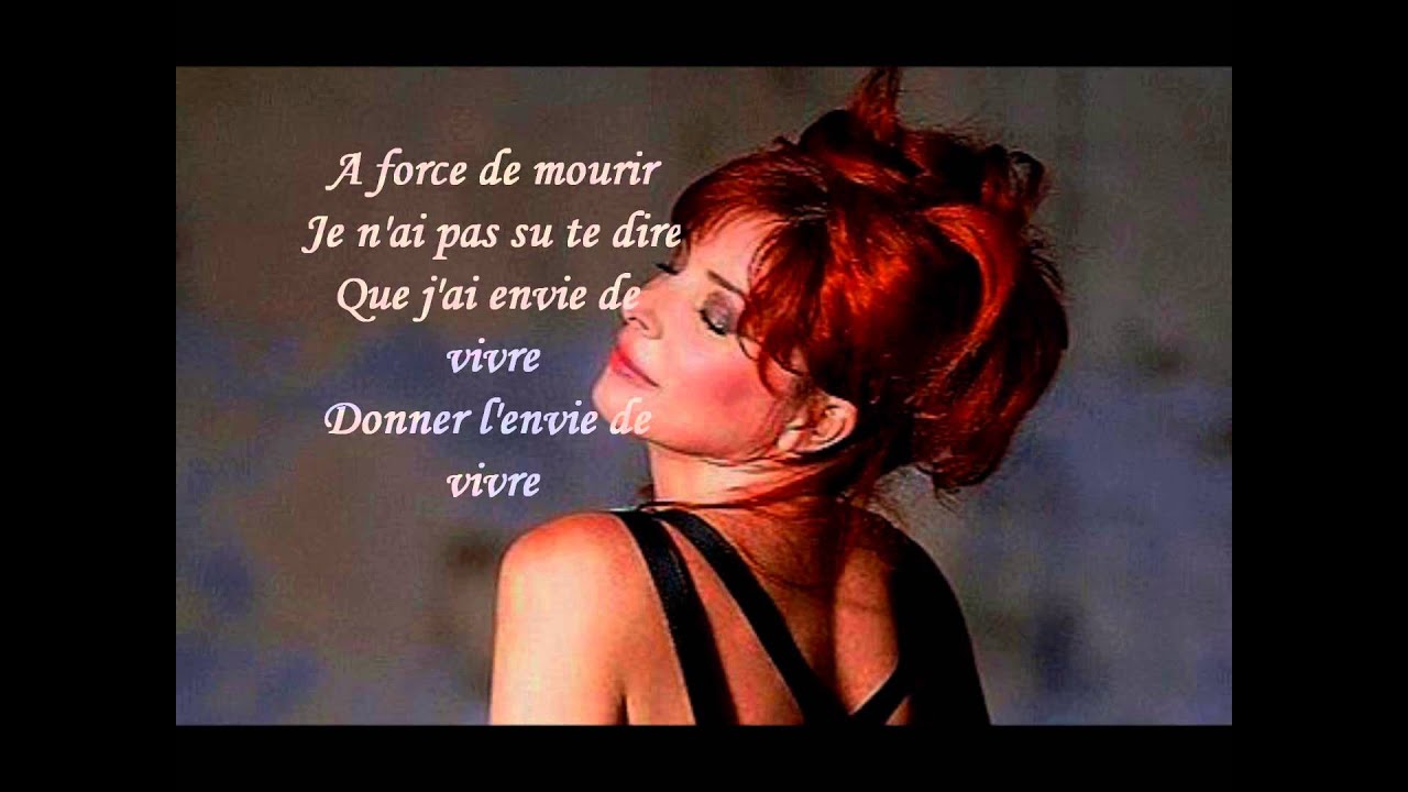 mylène farmer- a force de... (+paroles)