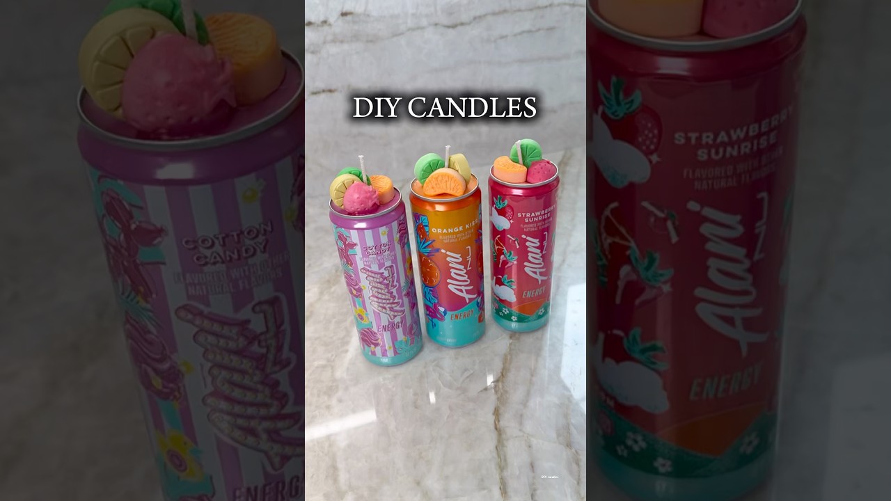 Surprising my hubby with DIY candles 🤩 
