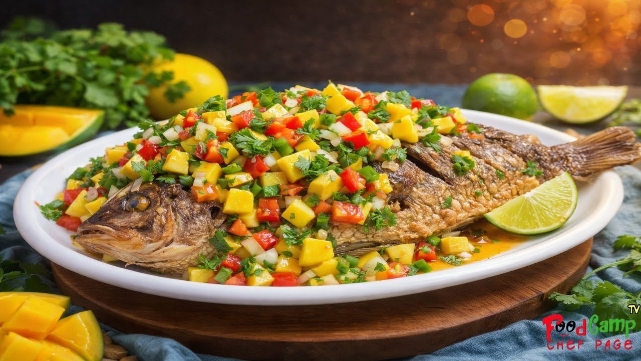 The Crispiest Whole Tilapia You’ll Ever Make (With Mango Salsa)