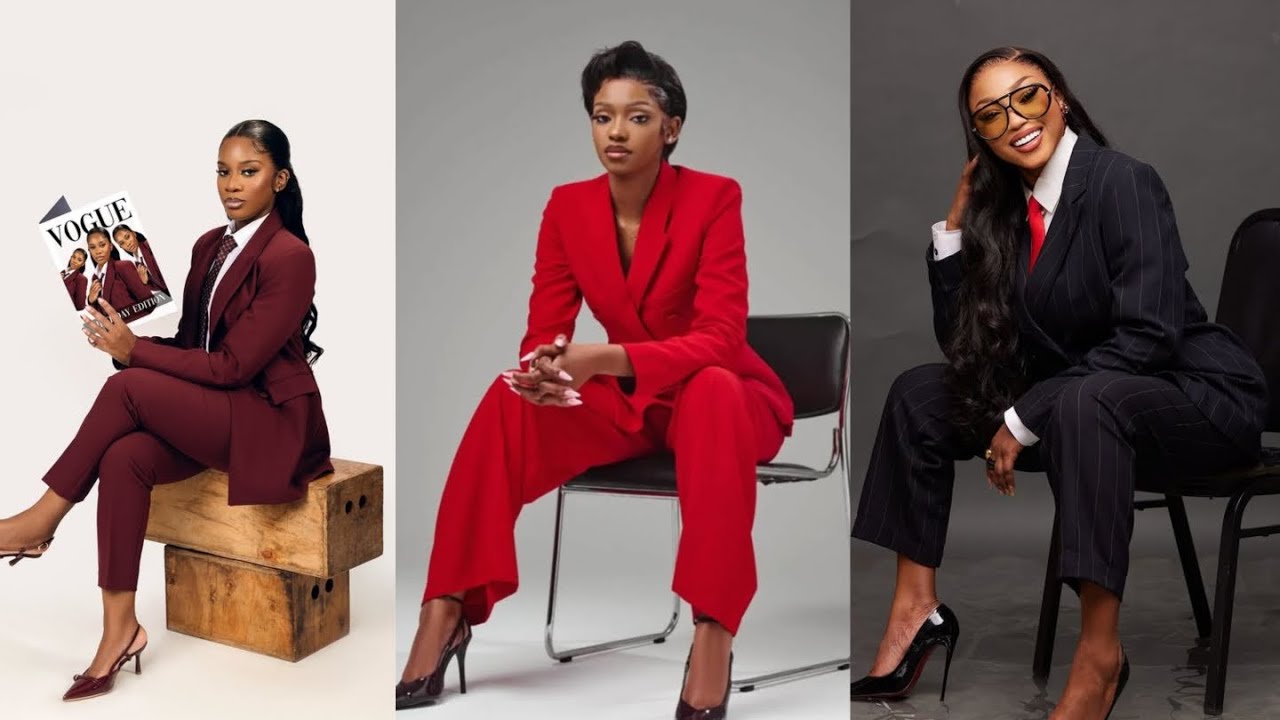 Latest Trouser suit for ladies; Trendy Trouser suit outfit 2026