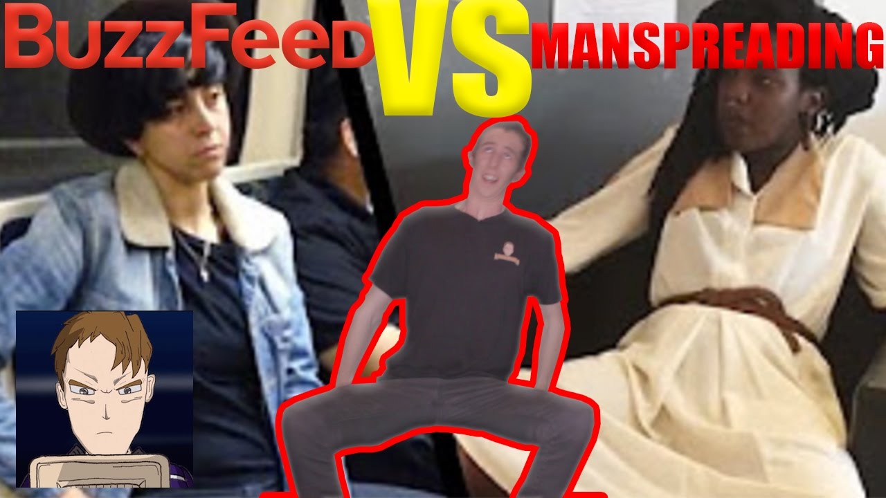 Buzzfeed Tries Manspreading For A Week -- LewReview