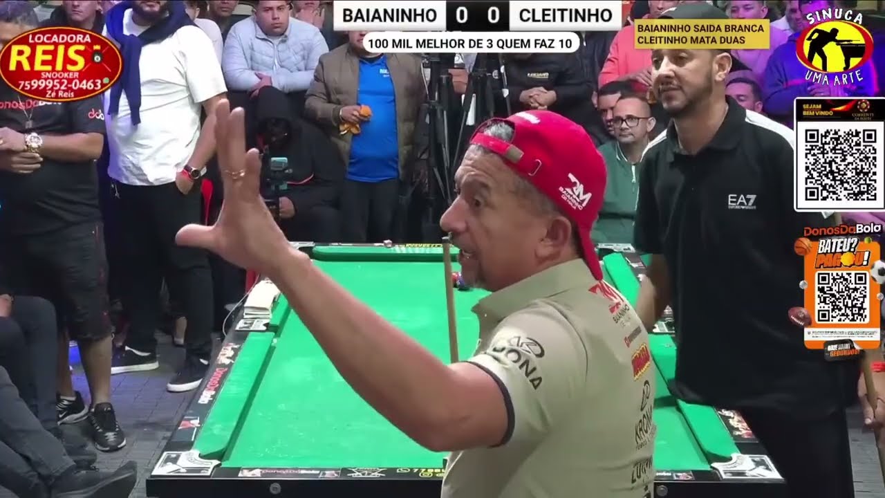 O JOGO MAIS CARO DO ANO-Baianinho x Cleitinho R$ 120 Mil