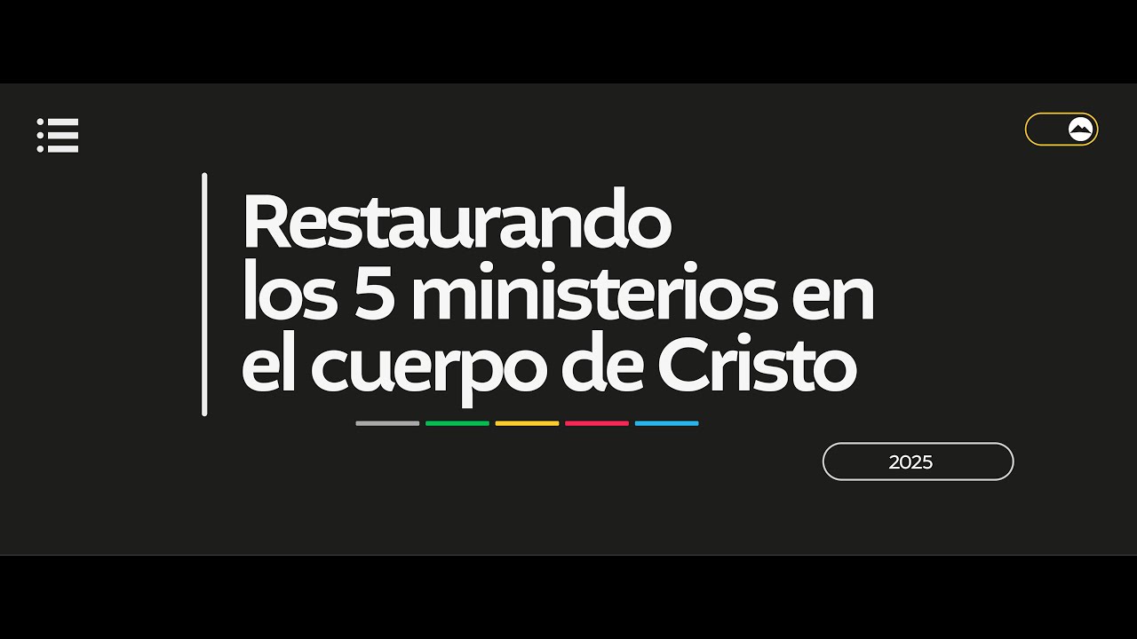 Restaurando los 5 Ministerios en el cuerpo de Cristo - Clase abierta - Mariano Sennewald