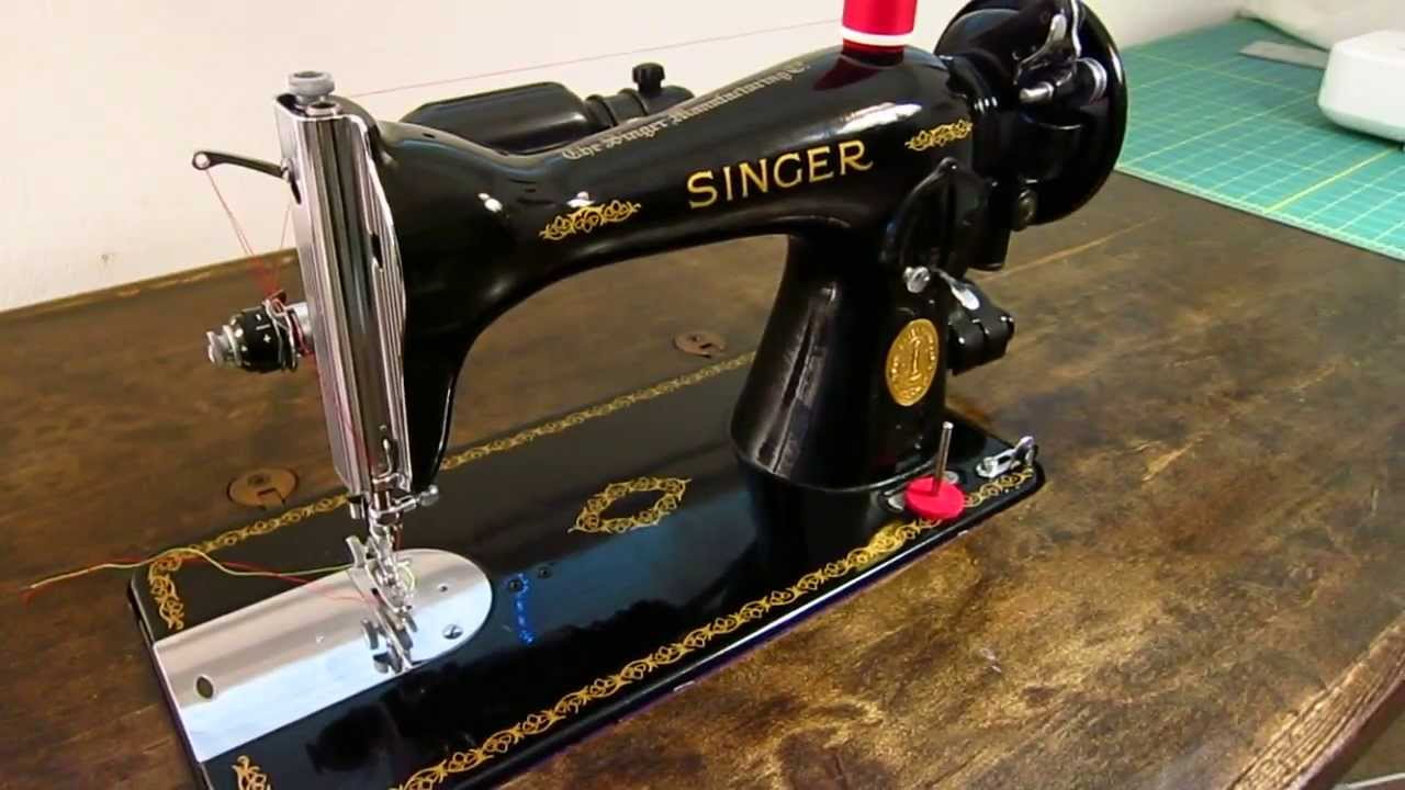 1948 Singer 15-91 Sewing Demonstration