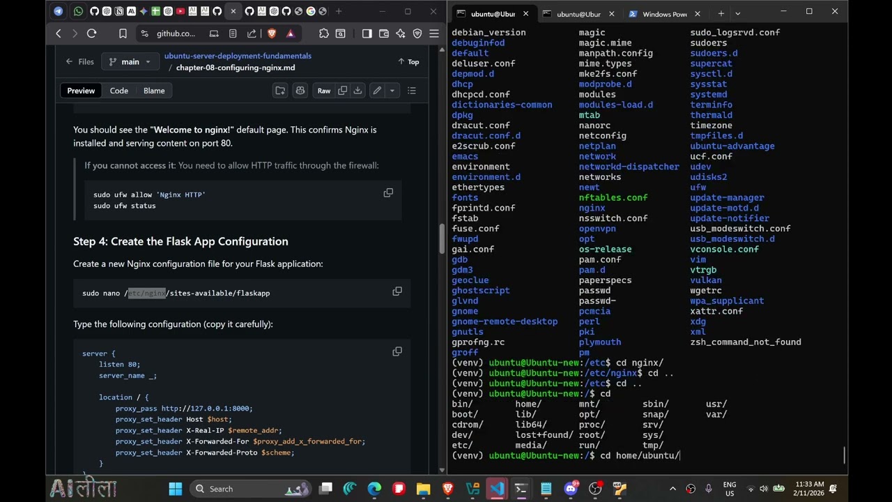 Configuring Nginx Reverse Proxy for Production Deployment | Part 8 - Ubuntu Server Fundamentals