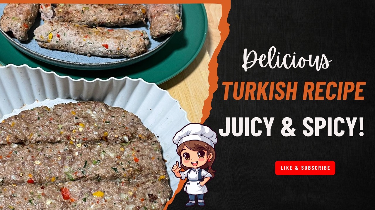 Why Is This Turkish Kebab So Famous?| Make REAL Turkish Adana Kebab| The Juiciest Kebab Ever?