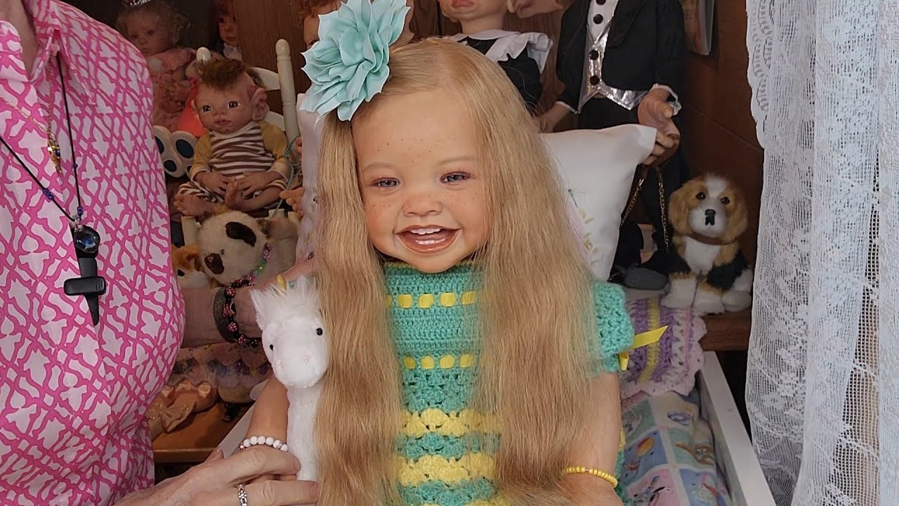🎀Maggie Mae's FANCIEST Easter Dress!!🎁Plus, New A.D. Porcelain Baby Doll Added To My Collection