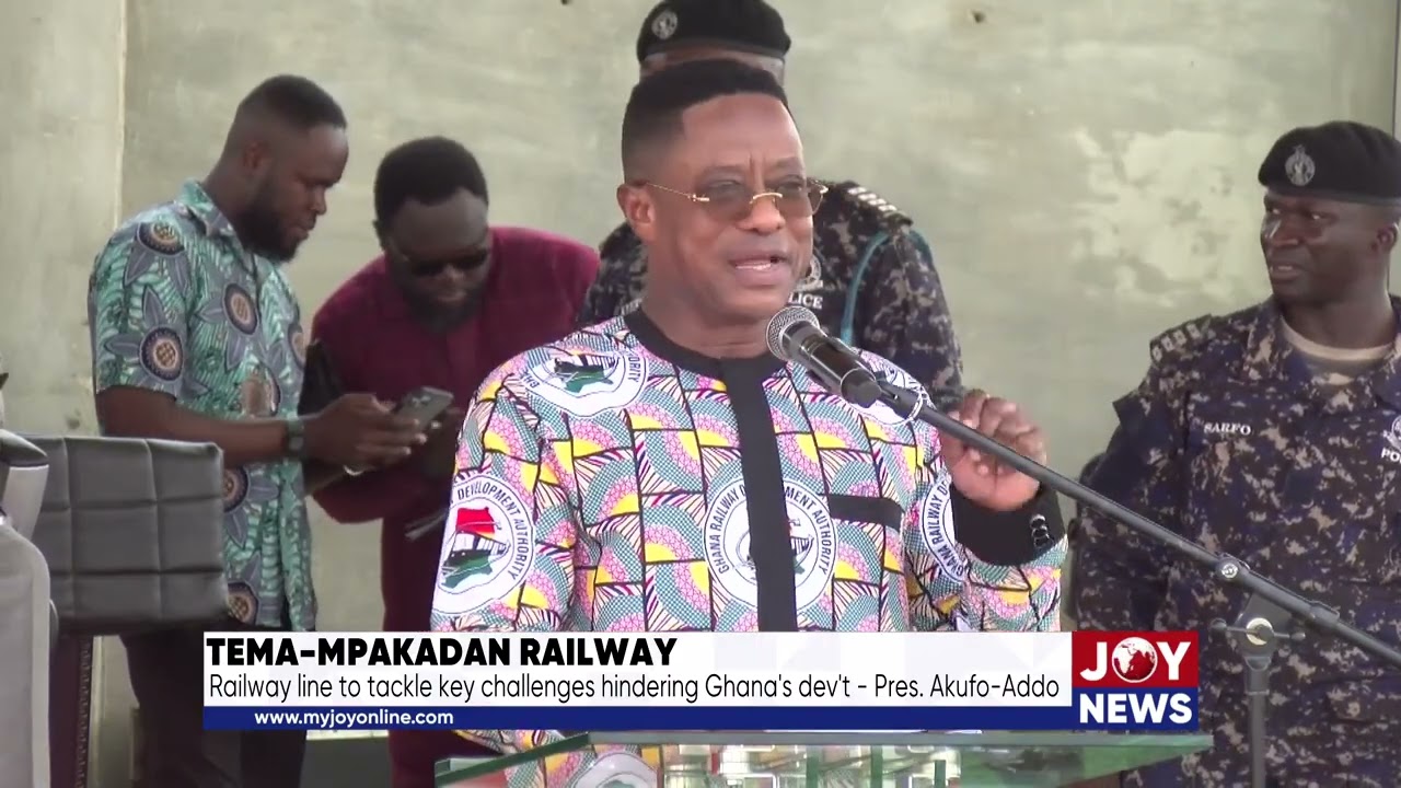 Tema-Mpakadan railway: Line to tackle key challenges hindering Ghana's development - Pres Akufo-Addo