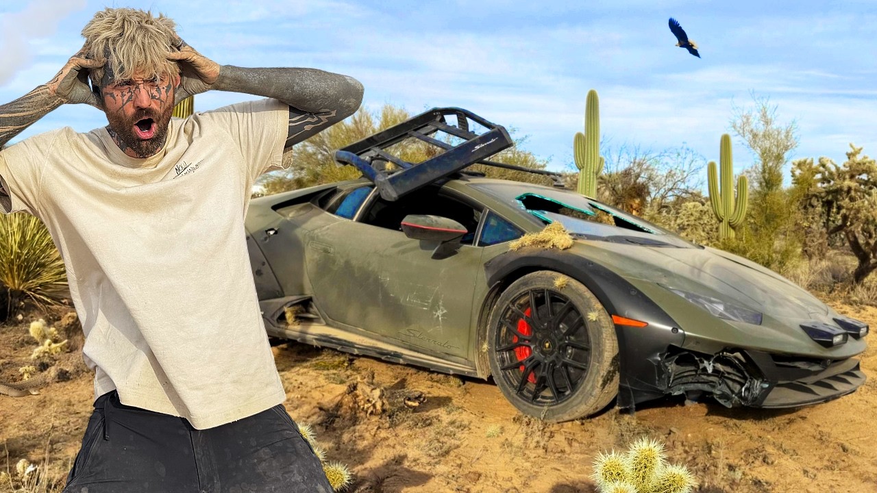 Тест на прочность Lamborghini №1