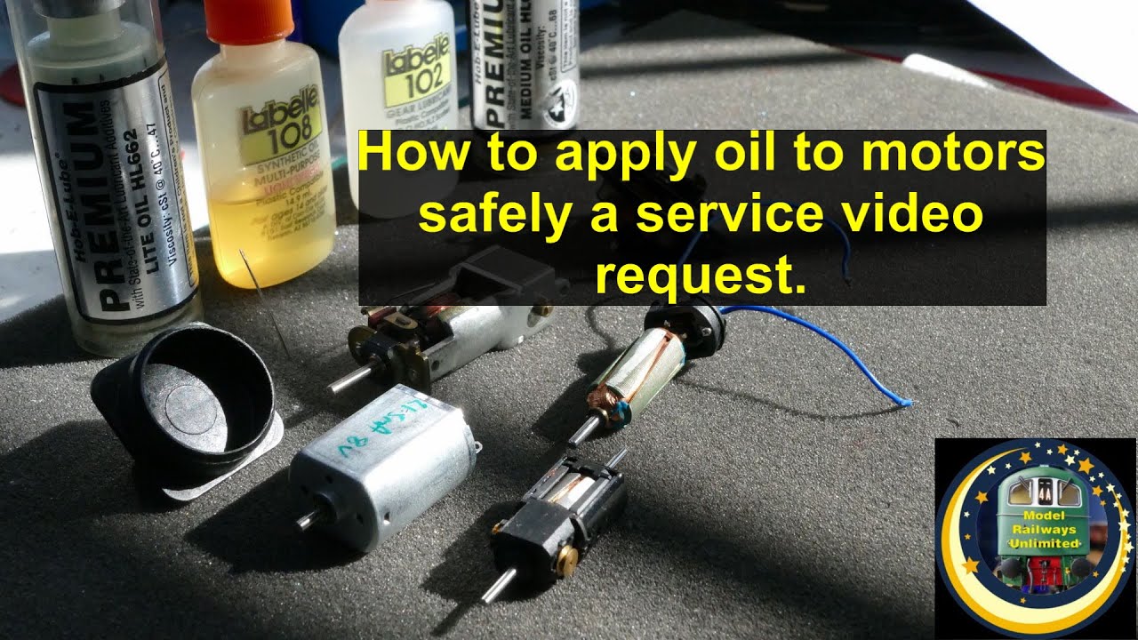 🎥 How to Apply Oil to Motors Safely &ndash; Model Train Service Guide
