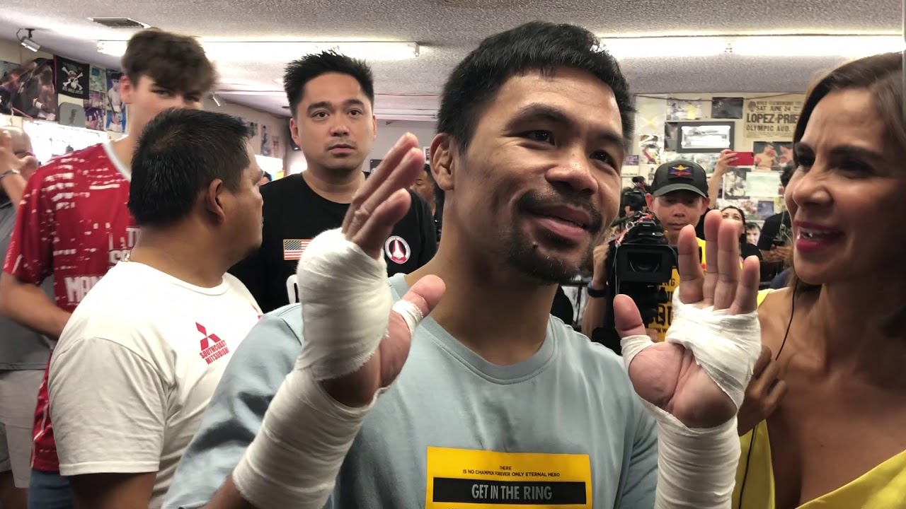 Pacquiao with Dyan Castillejo