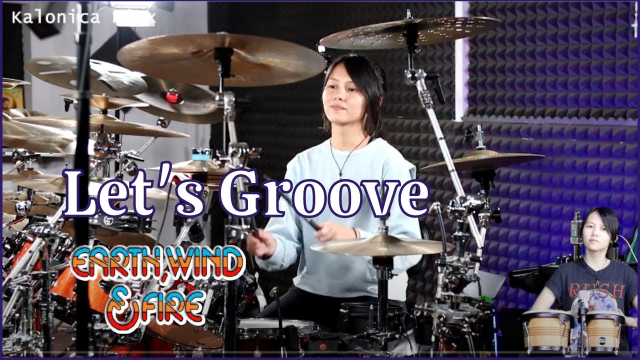 Earth, Wind & Fire - Let's Groove [ cover ] Drums & Percussion by Kalonica Nicx
