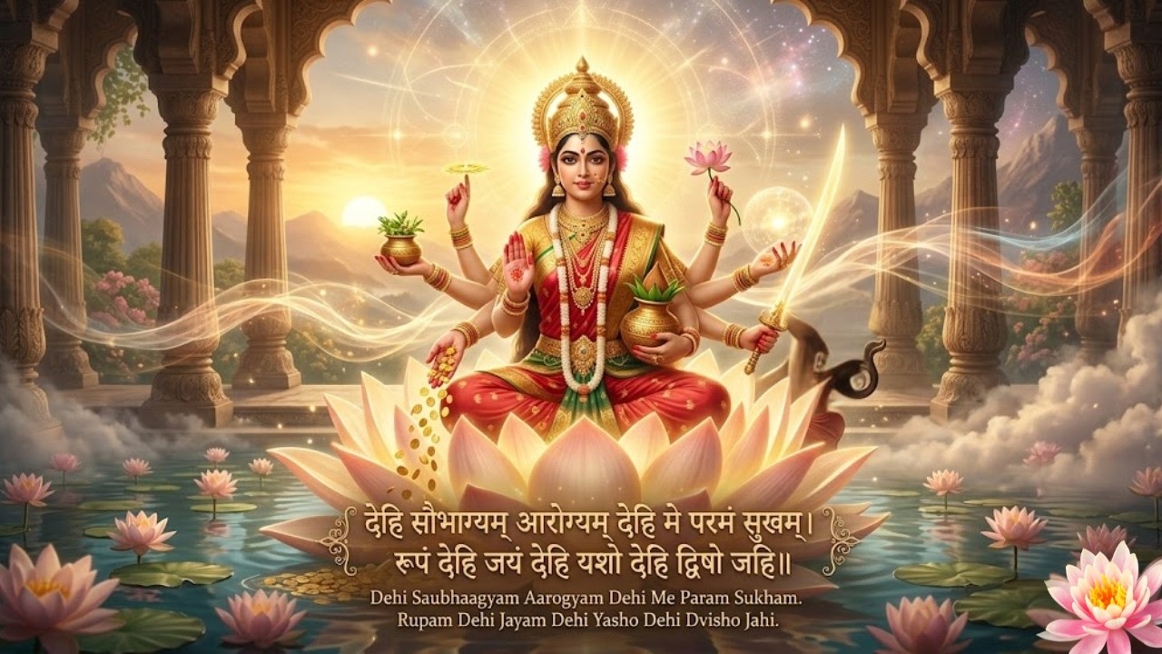 🕉️ देहि सौभाग्यं आरोग्यं मंत्र | Mantra for Health, Happiness, Victory & Divine Blessings 🕉️