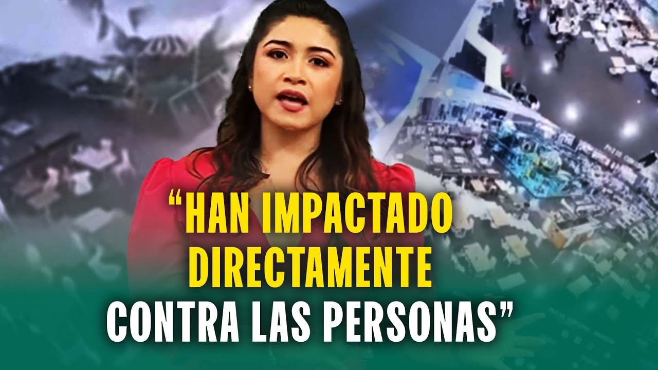 Momento del colapso de techo del Real Plaza Trujillo: Inicia investigación para dar con responsables