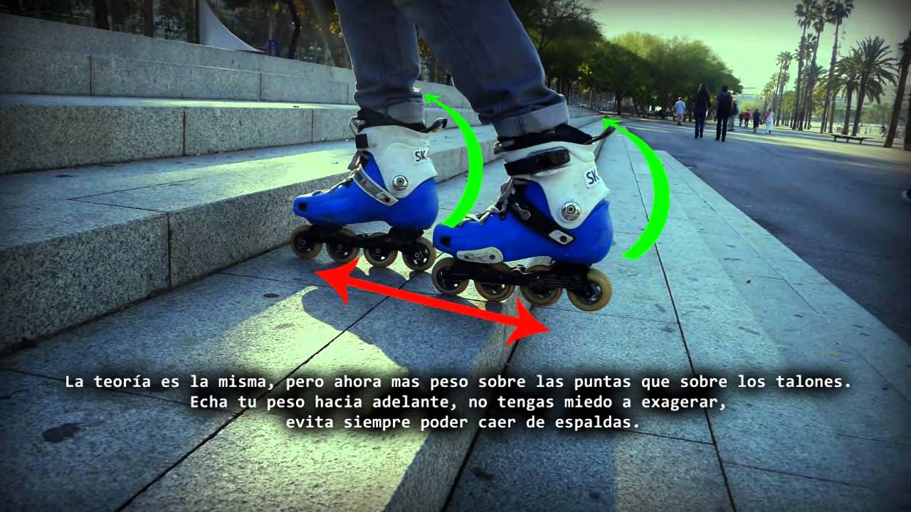 Tutorial cómo bajar escaleras con patines en linea