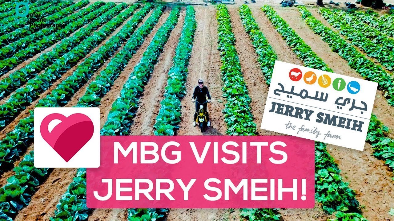 Mama Baba Ganoush visits Jerry Smeih farm in Qatar