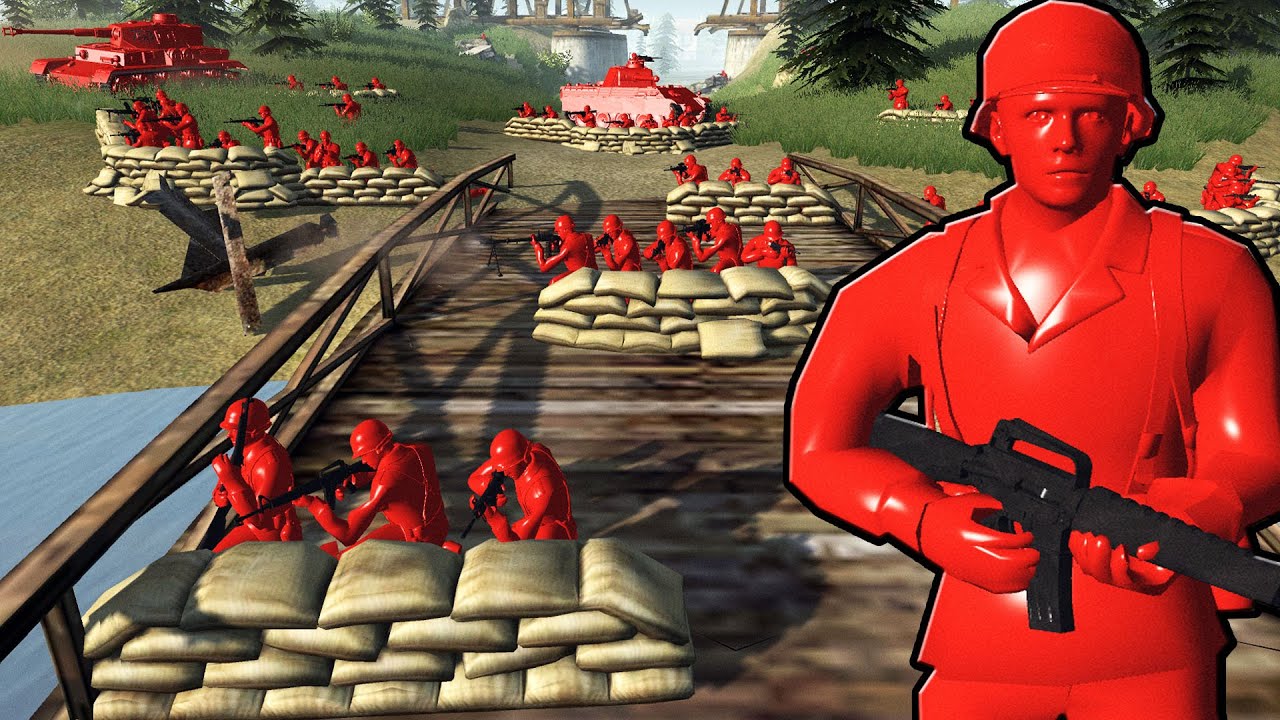 Can ARMY MEN hold the BRIDGE Barricades?! - Army Men: Civil War S2E20