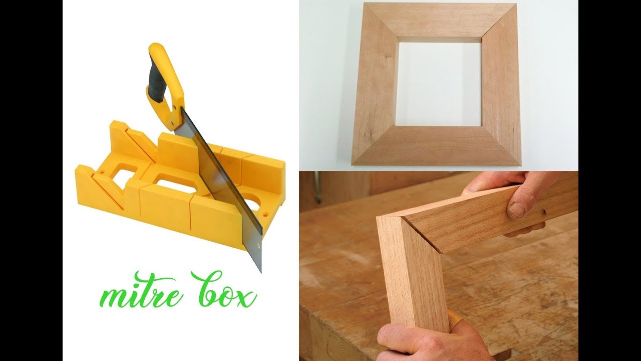 Mitre box for easy perfect 45 degree cut