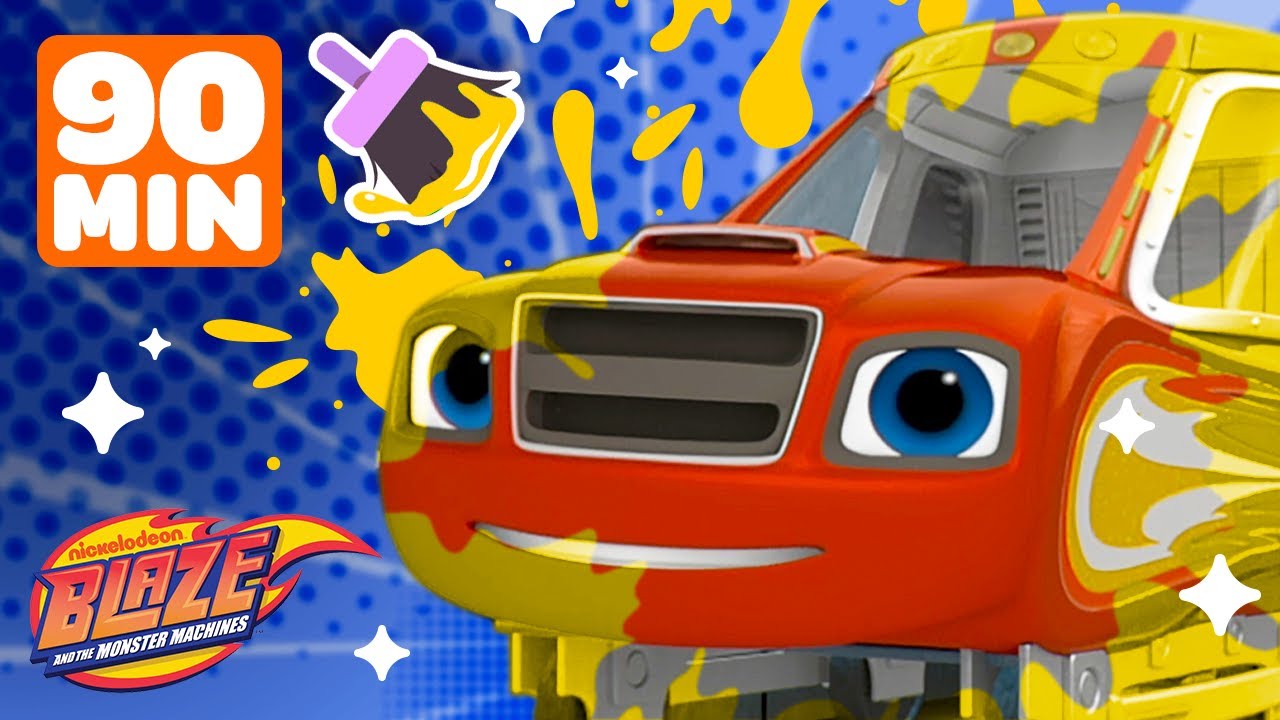 Makeover Machines #42 w/ Subway Train Blaze! | Games for Kids | Blaze and the Monster Machines
