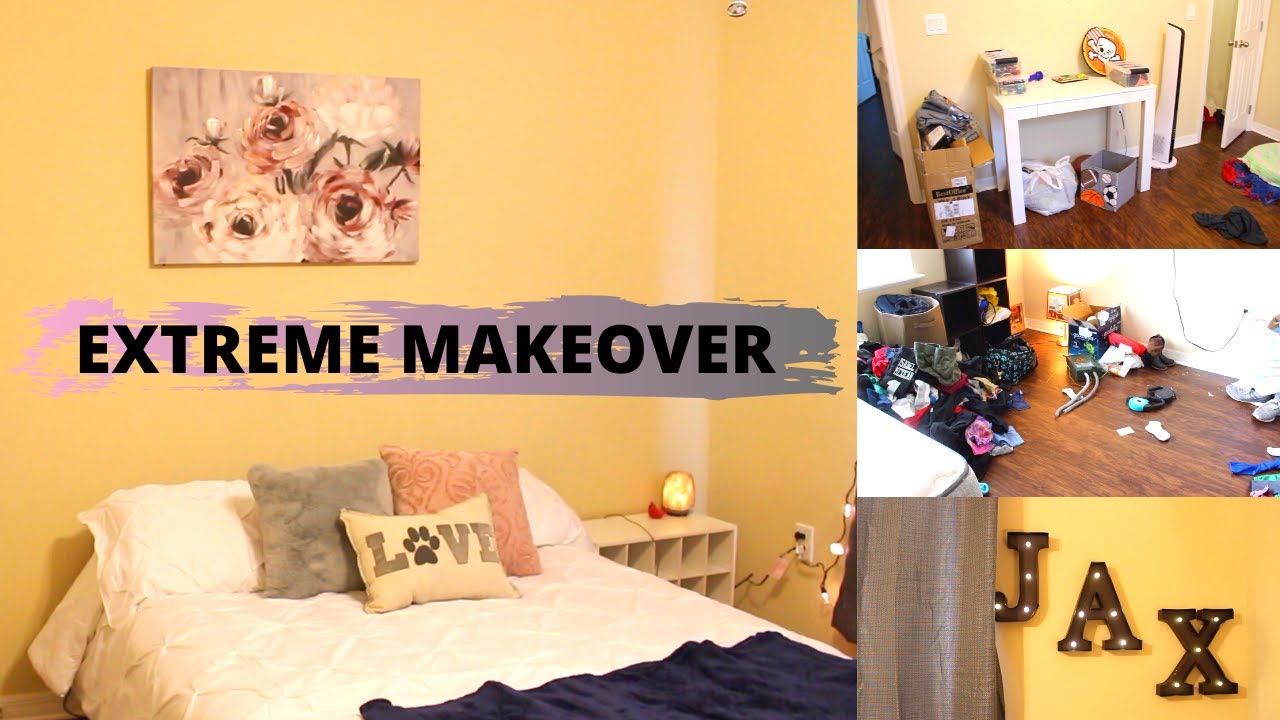 EXTREME BEDROOM MAKE OVER || SHARED SPACE || DECLUTTER & ORGANIZE