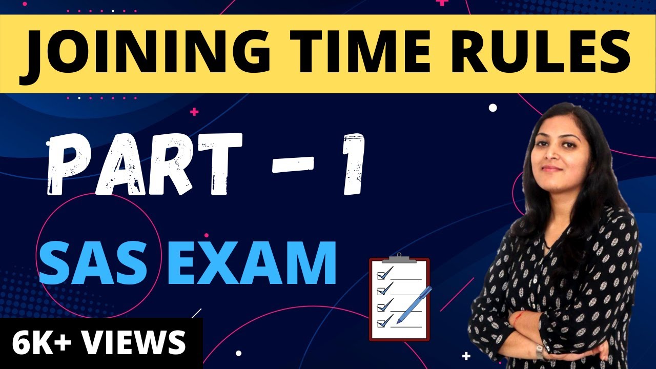 JOINING TIME RULES IN HINDI | JOINING TIME kisko milta hai| Latest Updates for Govt employees|part-1