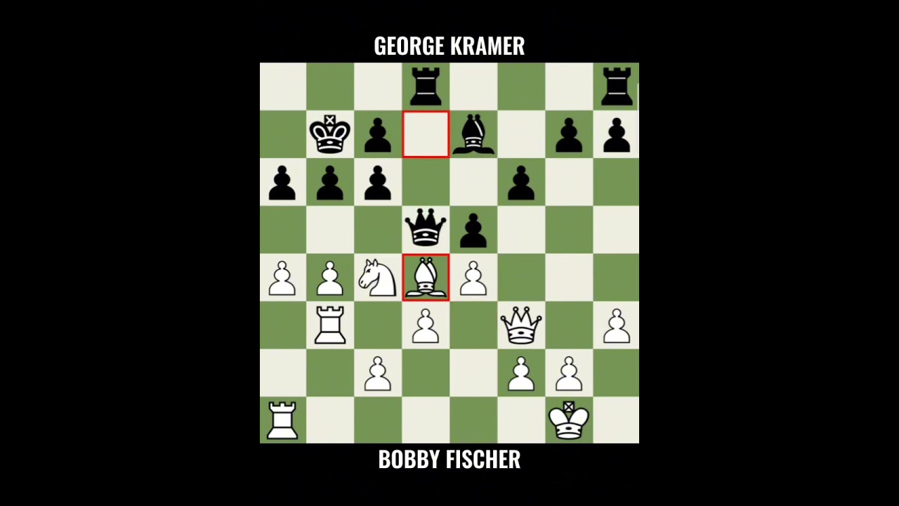 Bobby Fischer vs George Mortimer Kramer ◉ Manhattan Blitz Tournament 1971