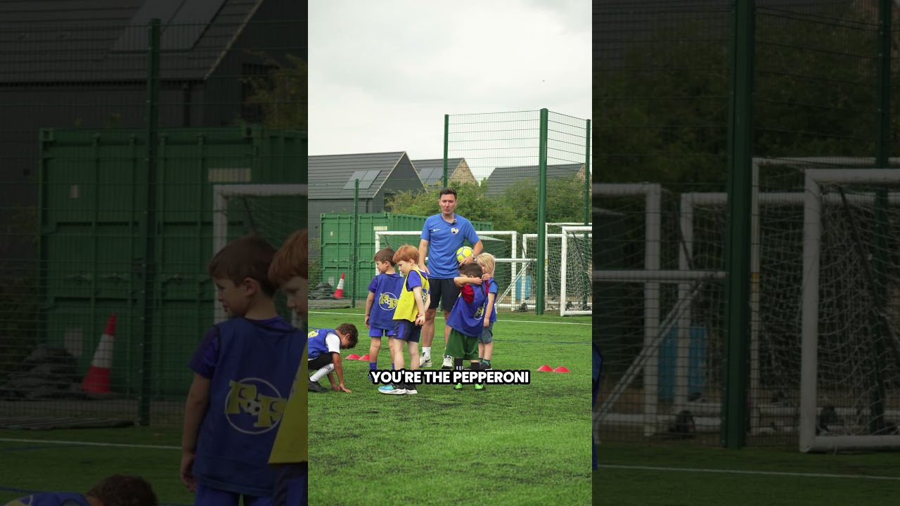 🍕 HOW TO get the children to spread out and stop crowding round the ball.