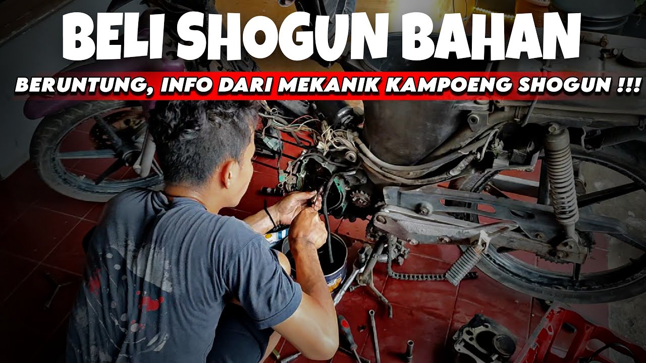 SUZUKI SHOGUN 125 R ‼️ RESTORASI MESIN ‼️ KAMPOENG SHOGUN