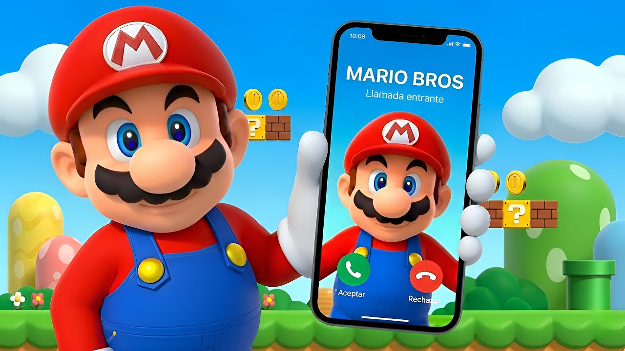 📞 ¡Llamada de Mario Bros 🍄❤️! | ¡Quiere Ser Tu Amigo!