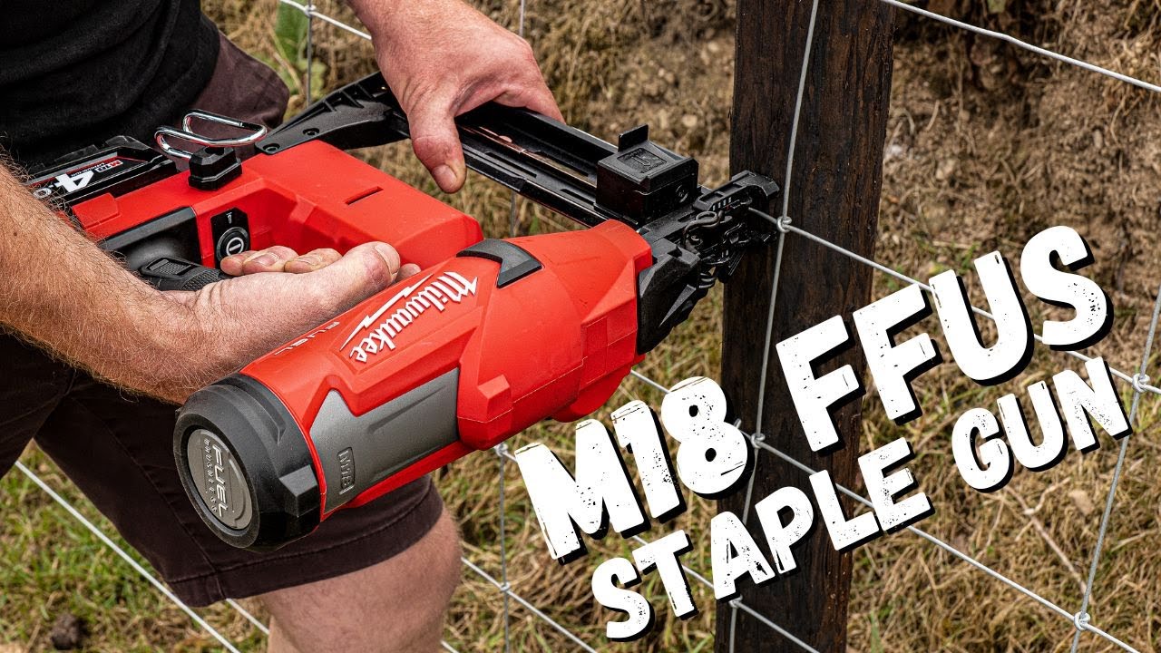 Новый степлер для фехтования Milwaukee M18 Степлер FFUS = меняет правила игры!