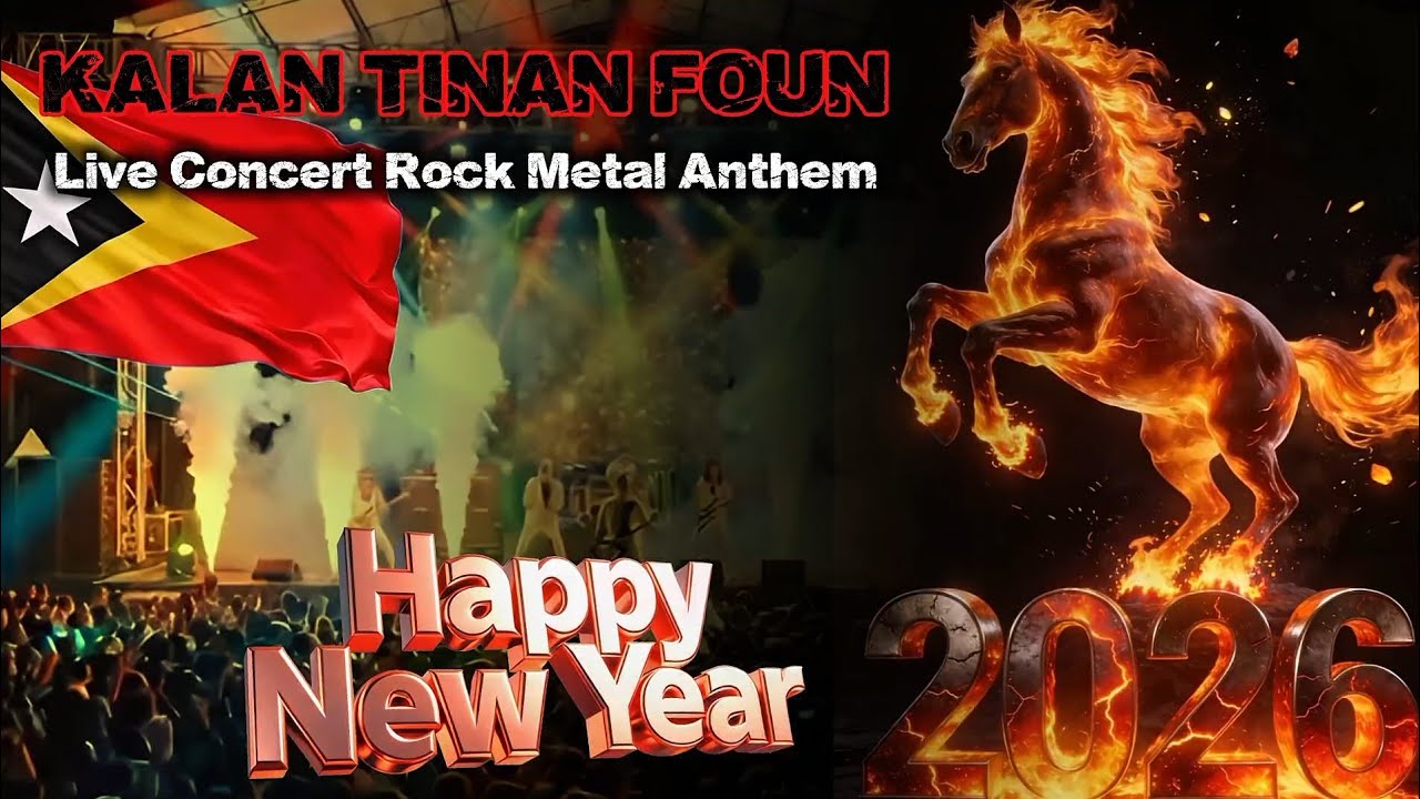 🇹🇱 KALAN TINAN FOUN 🔥 Live Rock Metal Anthem | Timor-Leste New Year Concert 2026