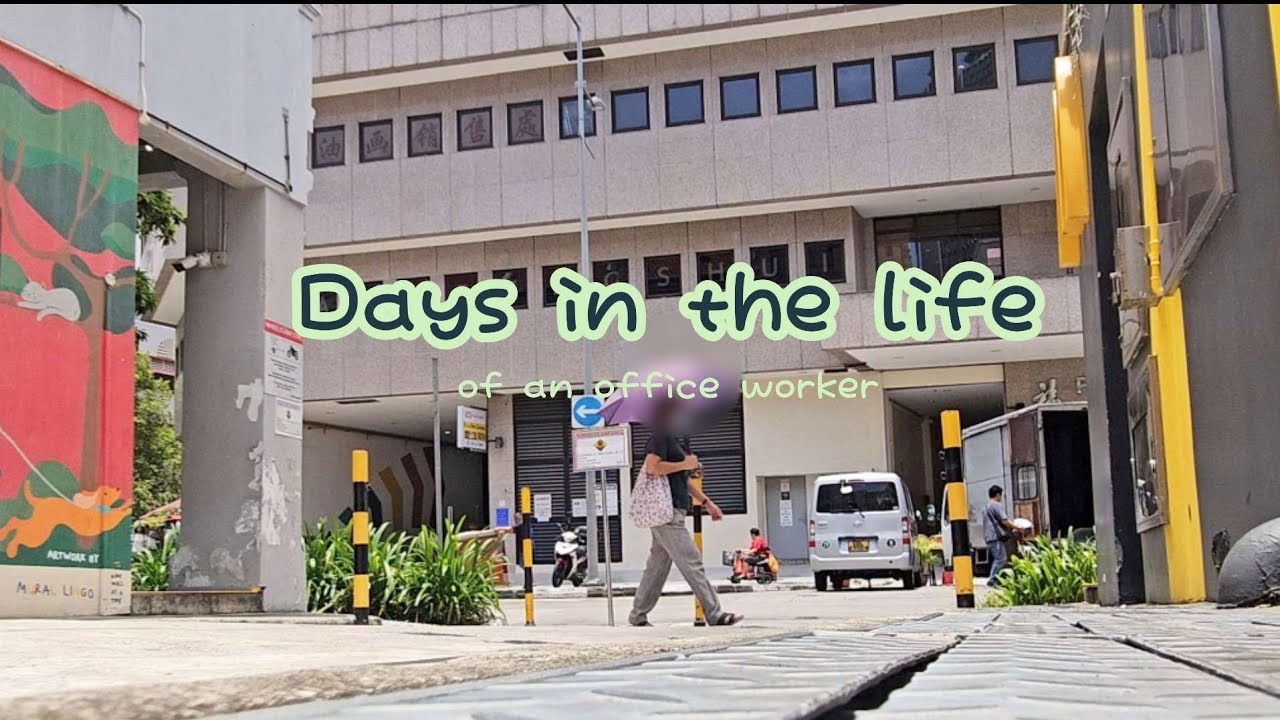 Vlog - Routine simple days of a office worker in Singapore | Middle-aged self reflection ?