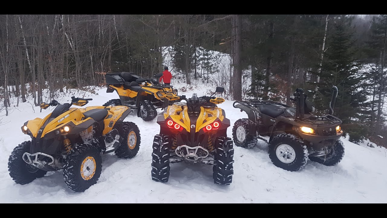 Renegade with 29.5'' Terminators in the Snow