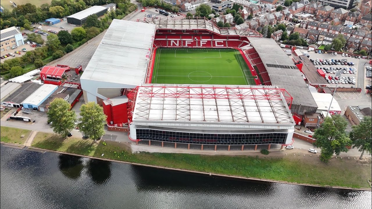 Nottingham Forest The City Ground by Drone