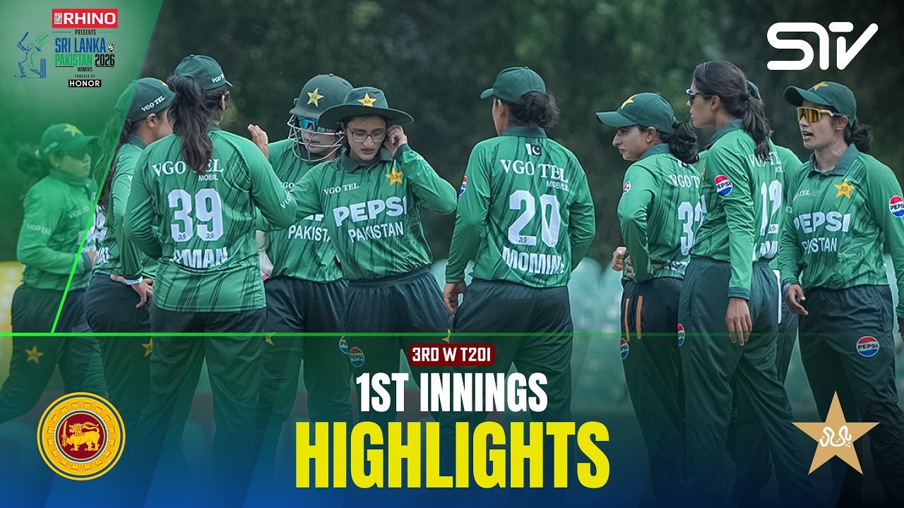 1st Innings Highlights | Sri Lanka Women vs Pakistan Women | Match 03 | T20I Series 2026 | M9l1K