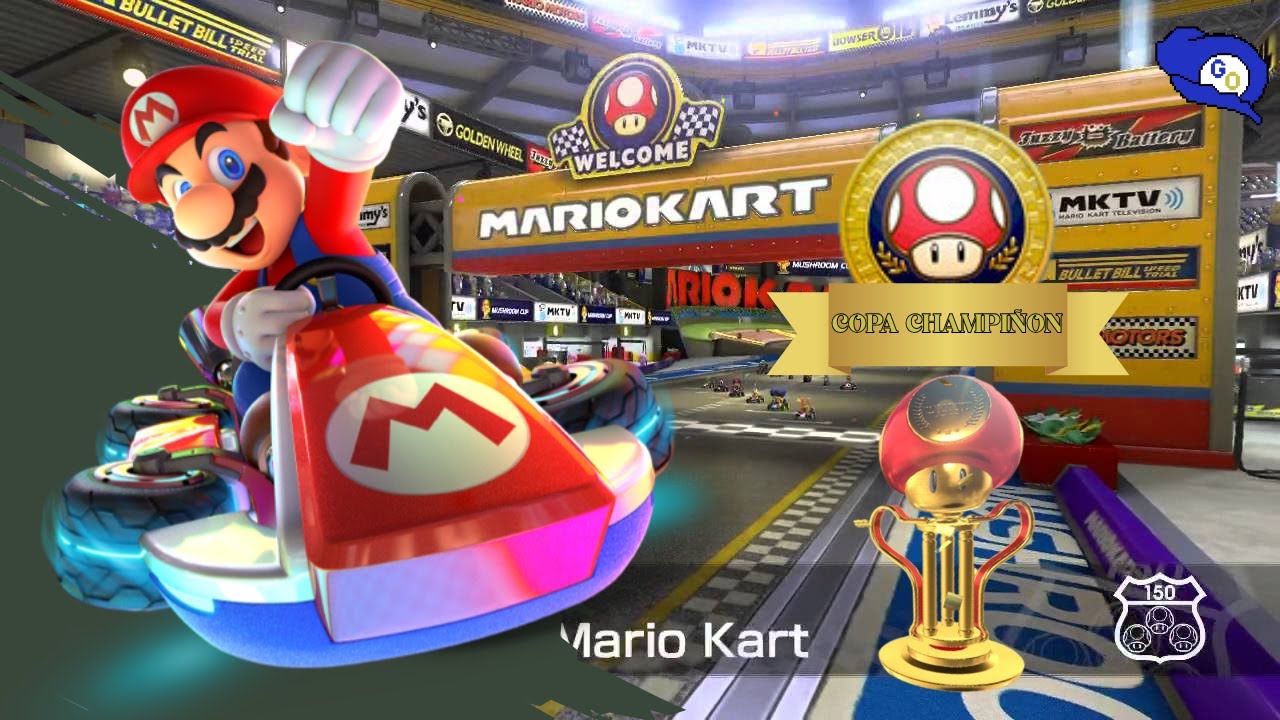 MARIO KART 8 DELUXE|COPA CHAMPIÑON