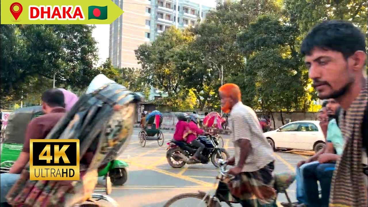 4K Bangladeshi walking tour Dhaka city 2023 || Urban Life of Dhaka, BANGLADESH 🇧🇩