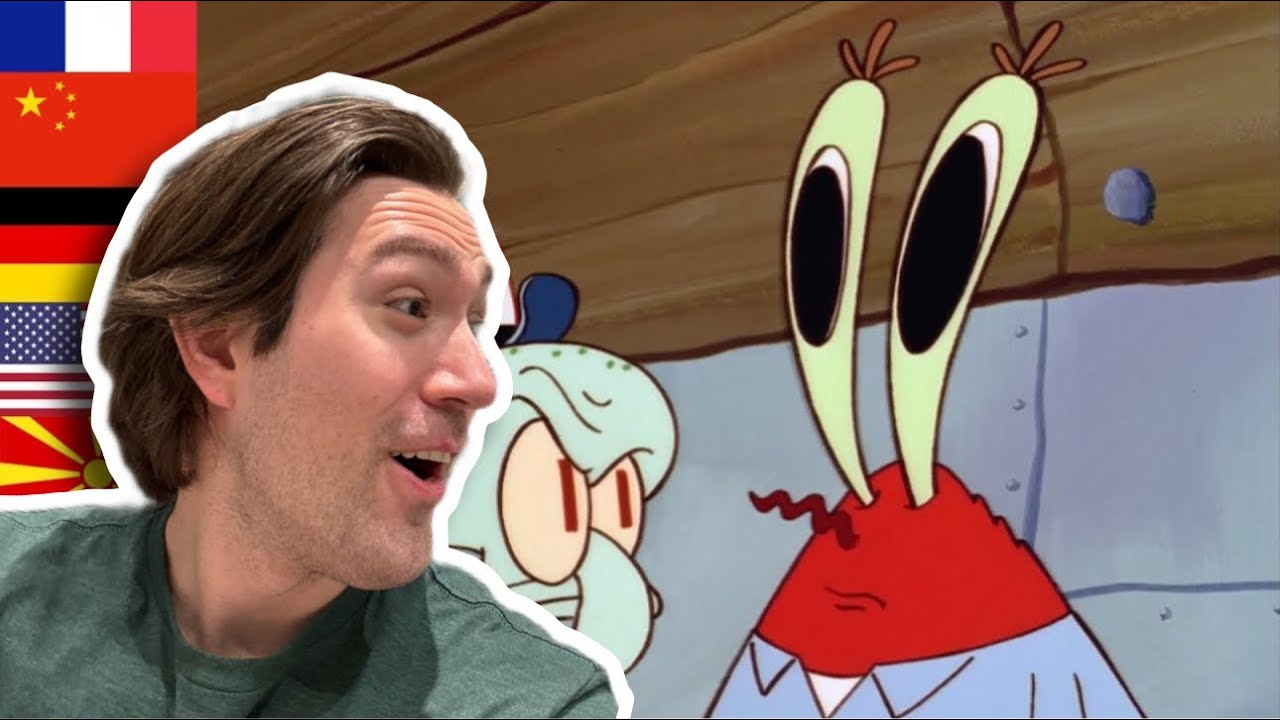 SARDELLEN in verschiedenen Sprache Spongebob Schwammkopf I reaction