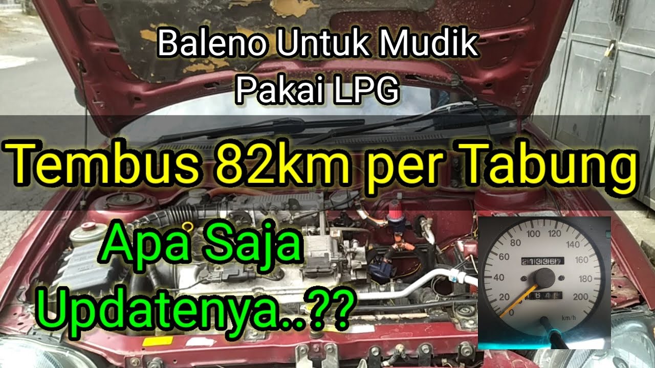Suzuki Baleno Bahan Bakar Gas || Tembus 82km/tb || Update Settingan Jadi Lebih Irit