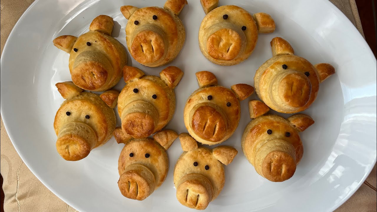 🍀SZERENCSEHOZÓ MALACPOGÁCSA 🐷| Megsütlek 🧁