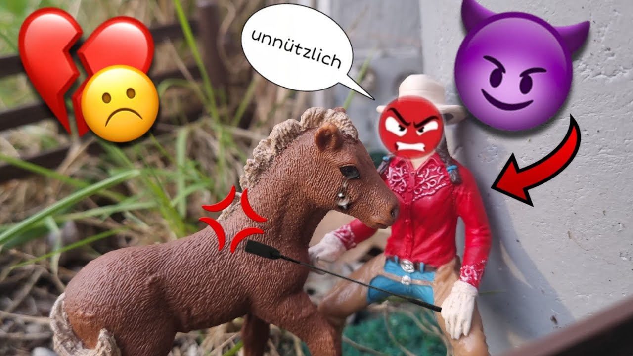 Die traurige und grausame Geschichte eines Fohlens namens Keks💔 | Schleich Kurzfilm