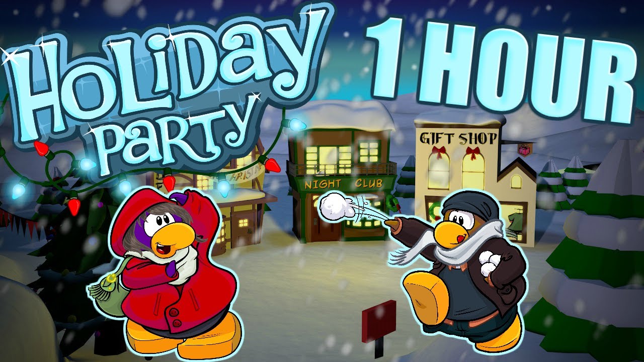 Club Penguin - Nostalgic Christmas Music - 1 Hour!