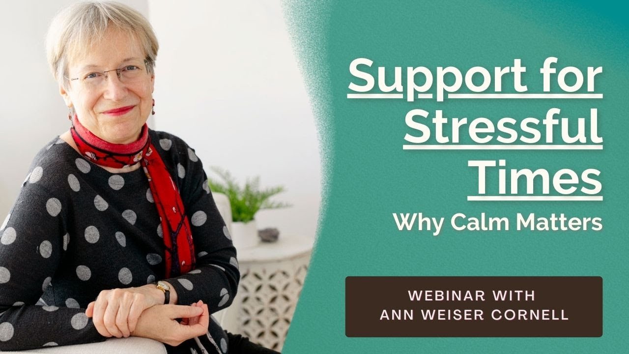 Support for Stressful Times: Why Calm Matters