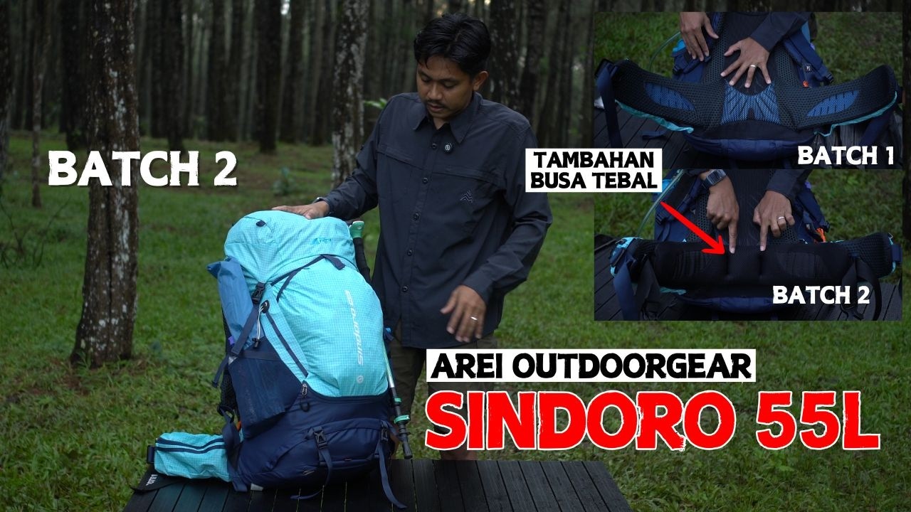 REVIEW AREI SINDORO 55 LITER | AREI OUTDOORGEAR SINDORO