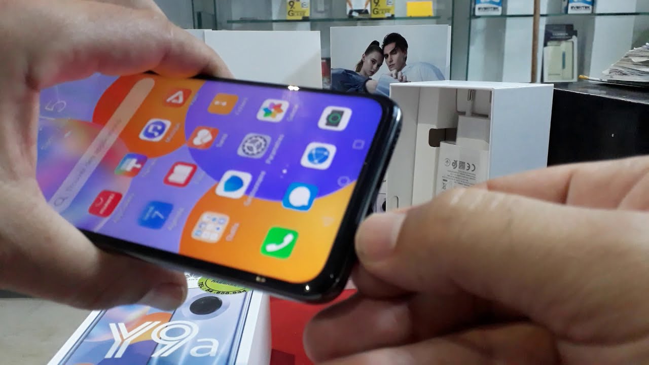 How to put a Sim card in Huawei Y9a