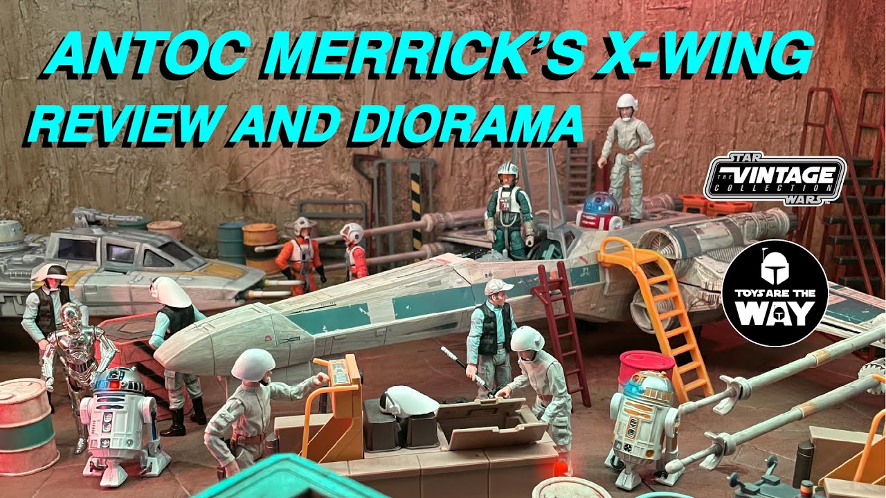 Star Wars The Vintage Collection Antoc Merrick X-WingㅣОбзор и диорама