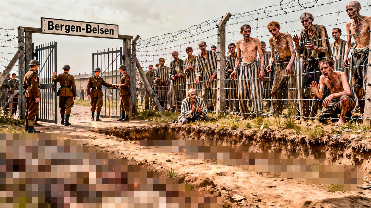 Horror, kt&oacute;ry Alianci Zastali Podczas Wyzwalania BRUTALNEGO Obozu Bergen-Belsen