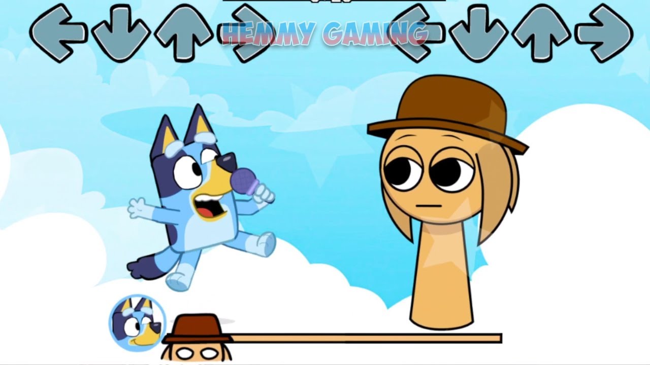 [SWAP] FNF Sprunki Sprunked All Phases vs Bluey Full Episodes Sings Bluey Pony Girl | Incredibox