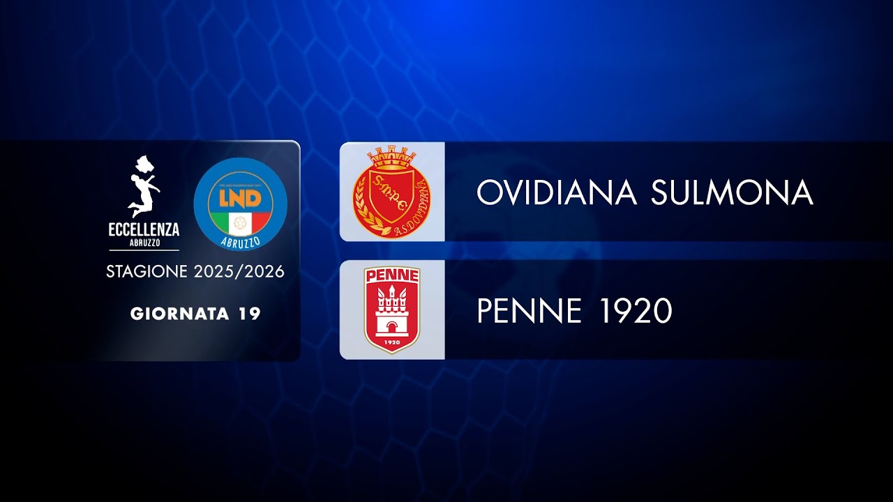 Eccellenza Abruzzo | 19&deg; giornata: Ovidiana Sulmona - Penne 1920 (3-2)