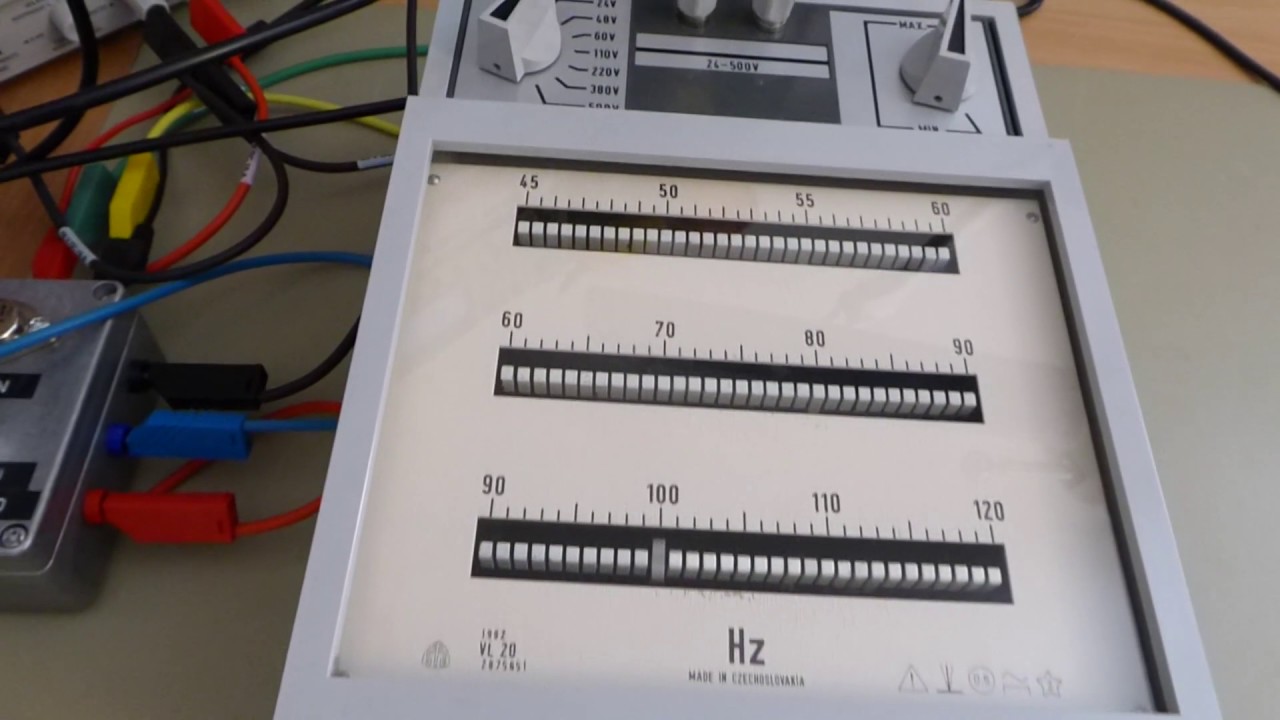 Vibrating Reed Frequency Meter